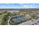 Aerial view of community tennis courts at 12606 Fontana Loop, Bradenton, FL 34211