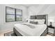 Elegant bedroom with a comfortable bed and stylish decor at 129 Mckinley Dr, Sarasota, FL 34236