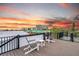 Rooftop deck features stunning sunset views at 129 Mckinley Dr, Sarasota, FL 34236