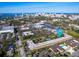 Aerial view of the property, showcasing its location near the bay and local businesses at 2155 Wood St # B17, Sarasota, FL 34237