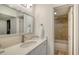 Updated bathroom with tub and shower combination at 3240 Gulf Of Mexico Dr # B504, Longboat Key, FL 34228
