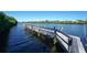 Long wooden dock on calm water at 3240 Gulf Of Mexico Dr # B504, Longboat Key, FL 34228