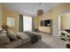 Spacious bedroom with large window and built-in wood dresser at 3841 Albacete Cir # 51, Punta Gorda, FL 33950