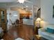 Spacious open-concept living space with a kitchen, dining area, and living room at 5115 44Th St W, Bradenton, FL 34210