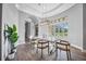 Spacious dining area with a large bay window offering abundant natural light at 6200 Saddle Oak Trl, Sarasota, FL 34241