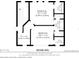 Second-floor layout with two bedrooms and a shared bath. Features include walk-in closets at 6200 Saddle Oak Trl, Sarasota, FL 34241
