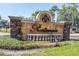Community entrance sign for the prestigious Prestania neighborhood at 7242 Villa D Este Dr, Sarasota, FL 34238