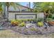 Community entrance sign for Villa D'Este neighborhood at 7242 Villa D Este Dr, Sarasota, FL 34238