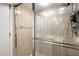 Clean shower with glass enclosure at 7242 Villa D Este Dr, Sarasota, FL 34238
