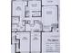Floor plan showing a 1,365 sq ft home with 2 bedrooms, garage, and patio at 7307 Fountain Palm Cir # 7-102, Bradenton, FL 34203