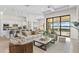 Open concept living area with water views at 788 Sigsbee Loop, Sarasota, FL 34240