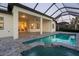 Enjoy the sunset from your screened pool and spa at 788 Sigsbee Loop, Sarasota, FL 34240