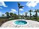 Community spa with a lift and plenty of surrounding landscape at 788 Sigsbee Loop, Sarasota, FL 34240