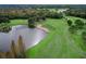 Aerial view of the golf course at 2957 Wilderness E Blvd, Parrish, FL 34219