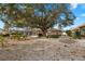 Spacious backyard with screened patio and large oak tree at 2957 Wilderness E Blvd, Parrish, FL 34219
