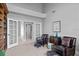 Office with French doors opening to a full bathroom at 2957 Wilderness E Blvd, Parrish, FL 34219