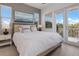 Spacious main bedroom with private balcony access at 307 Spring Ave, Anna Maria, FL 34216