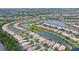 Aerial view showing home's location in a community at 5759 Benevento Dr, Sarasota, FL 34238