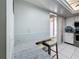 Kitchen breakfast bar with granite countertop and seating at 707 Sorrento Inlt # 707, Nokomis, FL 34275