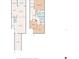 Two-story floor plan showcasing a spacious layout and two bedrooms at 8003 Limestone Ln # 15-103, Sarasota, FL 34233