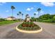 Landscaped entrance to Hawks Point community at 1964 Hawks View Dr, Ruskin, FL 33570