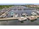 Full-service marina with many boats at 1964 Hawks View Dr, Ruskin, FL 33570