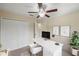 Home office with a desk, chair, and ample natural light at 1964 Hawks View Dr, Ruskin, FL 33570