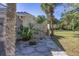 Outdoor patio with garden in backyard area at 2605 Desoto Rd, Sarasota, FL 34234