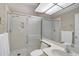 Bathroom with shower stall, toilet, and vanity at 3379 Hadfield Greene # 56, Sarasota, FL 34235