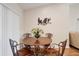 Small dining area with a round table and four chairs at 4532 N Shade Ave, Sarasota, FL 34234