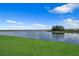 Peaceful lakefront landscape, perfect for relaxation at 2417 Waterfront Cir, Sarasota, FL 34240