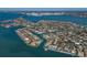 Waterfront community featuring upscale homes, private docks, and stunning views of the bay at 367 W Royal Flamingo Dr, Sarasota, FL 34236
