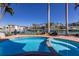 A luxurious swimming pool and spa next to waterfront canal views at 367 W Royal Flamingo Dr, Sarasota, FL 34236