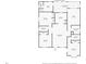 Detailed floor plan showcasing a spacious living room and multiple bedrooms at 4704 Town N Country Blvd, Tampa, FL 33615