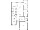 Detailed floor plan showcases the layout of the home including the primary bedroom, living room, kitchen, and garage at 7207 Oak Moss Dr # 63, Sarasota, FL 34241