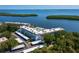 Waterfront condominiums feature a pool, covered parking, and beautiful ocean views at 605 Sutton Pl # 205, Longboat Key, FL 34228
