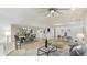 Spacious open floor plan showcasing the living room and dining area with modern furnishings at 3348 S Seclusion Dr, Sarasota, FL 34239