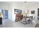 Bright office space featuring a desk, creative decor, and outdoor access at 3939 Higel Ave, Sarasota, FL 34242