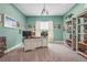 Bright, dedicated home office with a large desk, ample storage, and a comfortable workspace at 4534 Trento Pl, Bradenton, FL 34211