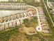 Aerial view of neighborhood, showcasing the location of the property amongst the community at 5305 Brookgrove Dr, Sarasota, FL 34238