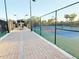 Pickleball courts surrounded by fencing at 5305 Brookgrove Dr, Sarasota, FL 34238