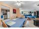 Open dining area with seamless access to kitchen and living room, creating a welcoming atmosphere at 5402 Shadow Lawn Dr, Sarasota, FL 34242