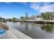 Waterfront homes with docks along a picturesque canal at 5402 Shadow Lawn Dr, Sarasota, FL 34242