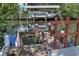Private dock with boat lift on a canal, perfect for boating and enjoying waterfront living at 4708 Clipper Dr, Bradenton, FL 34208