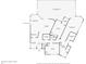 Detailed floor plan showcasing the layout of the first floor, including kitchen, bedrooms, and living areas at 4708 Clipper Dr, Bradenton, FL 34208