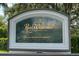 A photo of the River Wilderness Golf & Country Club deed restricted community sign at 3704 Wild Blossom Pl, Parrish, FL 34219