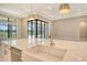 Kitchen with a large island and plenty of countertop space at 10612 Nicklaus Ct, Englewood, FL 34223