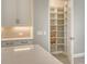 Walk-in pantry with custom shelving at 10612 Nicklaus Ct, Englewood, FL 34223