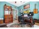 This office features a variety of recording equipment, storage cabinets, and an American flag at 3922 Wildgrass Pl, Parrish, FL 34219
