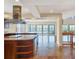 Large kitchen island overlooks a bright living area and stunning waterfront views at 16 Tidy Island Blvd # 16, Bradenton, FL 34210